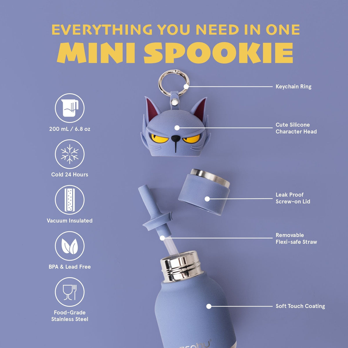 Mini Phantom Cat Spookie Bottle