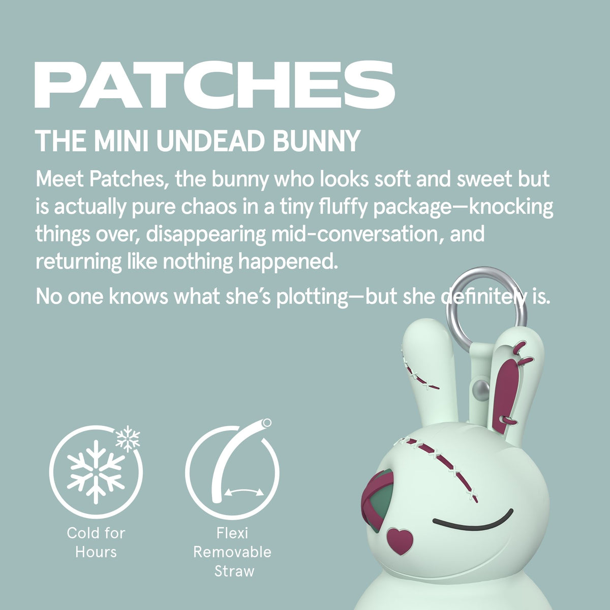 Mini Undead Bunny Spookie Bottle