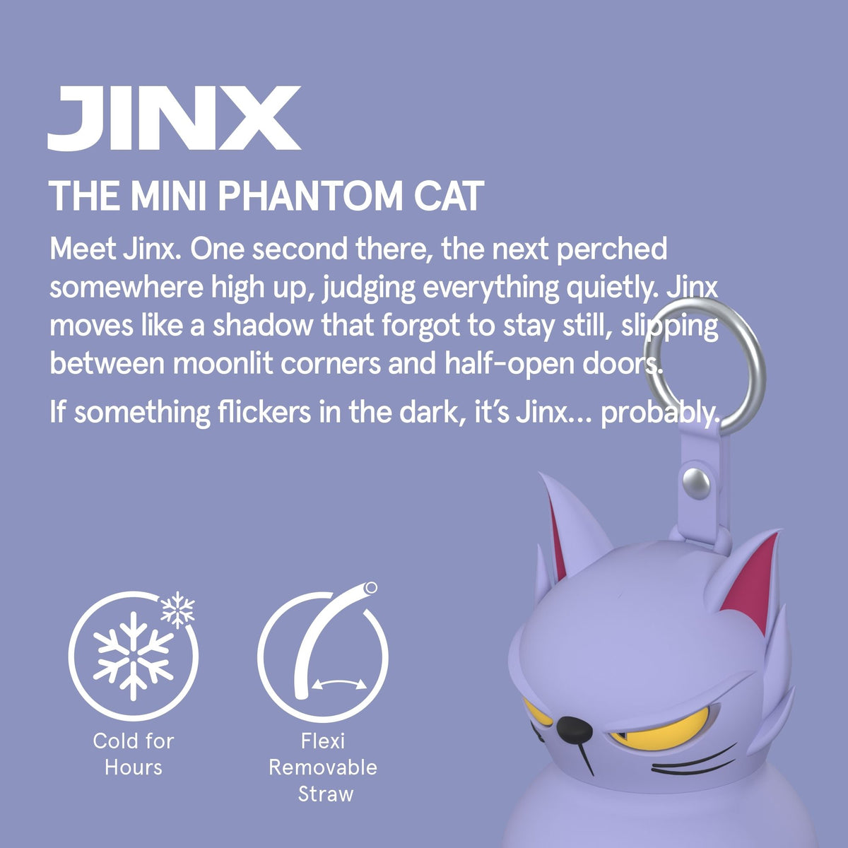 Mini Phantom Cat Spookie Bottle