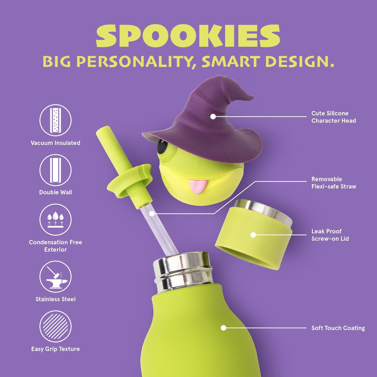 Frog Witch Spookie Bottle