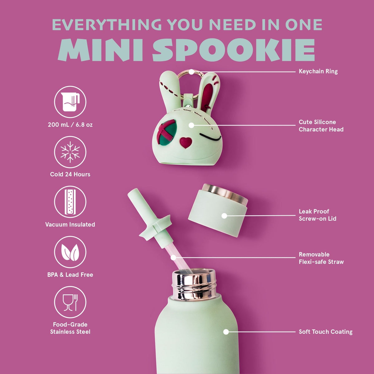 Mini Undead Bunny Spookie Bottle