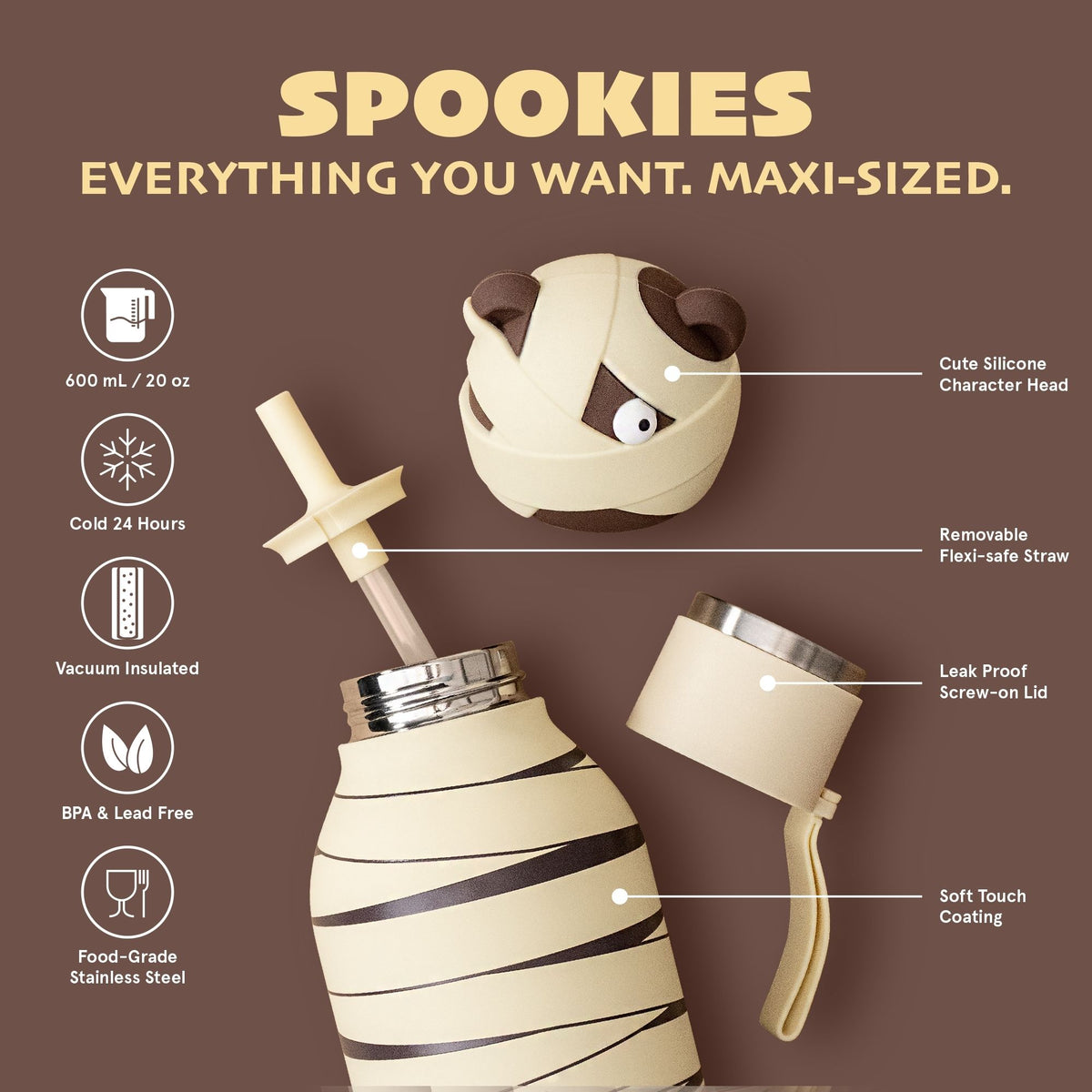 Maxi Mummified Bear Spookie Bottle